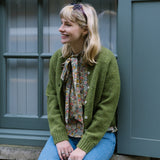 Ada Lambswool Cardigan Green
