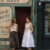 White Cotton Tina Skirt