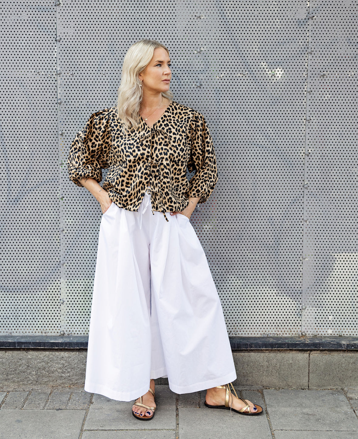 White Super Wide Leg Culottes – Percy Langley
