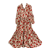 Libertas Red Rose Dress
