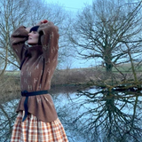 Lottie Skirt in Caramel Mocha by Minkie Studio