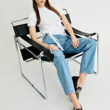 Women's Embroidered Blue Jeans | Sustainable | Fanfare