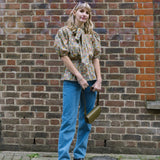 Ella Bow Blouse in Summer Meadow