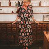 Romana Maxi Skirt in Circus Print