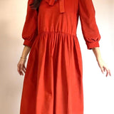 Sadie Maxi Dress in Rust Cord