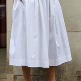 White Cotton Tina Skirt