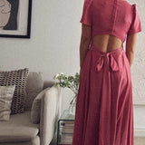 Lolita Pink Wrap Dress