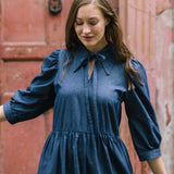 Sadie Chambray Maxi Dress