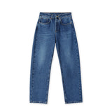Boyfriend Jean in Indigo Wash with Button Fly