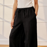 Linen Drawstring Trouser by Albaray