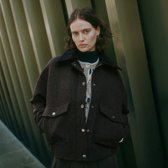 Chocolate Flannel Jacket by Albaray