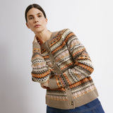 Fair Isle Cardigan in Neutral by Albaray