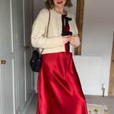 Audrey Dress In Red