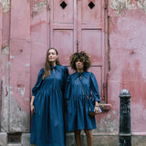 Sadie Chambray Maxi Dress