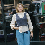 Bobby Melt Plaid Patchwork Jeans