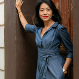 Chambray jumpsuit Elaine Bernstein