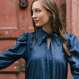 Sadie Chambray Maxi Dress