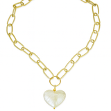 Heart of Pearl Necklace