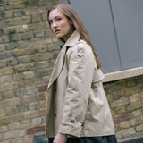 Short Belted Trench Coat