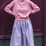 Lilac Silk Tina Skirt