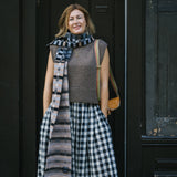 Black & White Gingham Tina Skirt