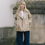 Short Belted Trench Coat