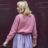 Lilac Silk Tina Skirt