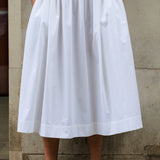 White Cotton Tina Skirt
