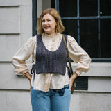 Cove Silk Blouse in Natural by Cape Cove