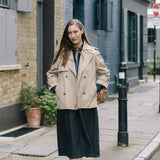 Short Belted Trench Coat