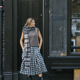 Black & White Gingham Tina Skirt