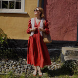 Carla Embroidered Dress