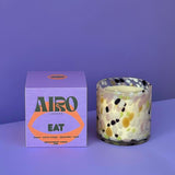 EAT: Fresh Essential Oil Scented Candle & Glass Set
