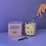 EAT: Fresh Essential Oil Scented Candle & Glass Set