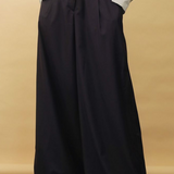 Brooks Wide Leg Trousers Black