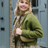 Ada Lambswool Cardigan Green