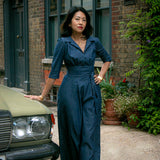 Chambray jumpsuit Elaine Bernstein