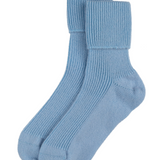Blue Cashmere Bed Socks