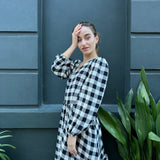 The Macro Gingham Felicity Dress