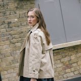 Short Belted Trench Coat