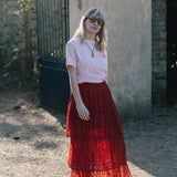 The Eclipse Skirt in Red