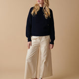 Dusk Merino Fishermans Sweater by Cape Cove