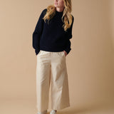 Dusk Merino Fishermans Sweater by Cape Cove