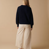 Dusk Merino Fishermans Sweater by Cape Cove