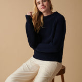 Dusk Merino Fishermans Sweater by Cape Cove