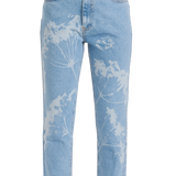 High Waisted Organic & Recycled Laser Dandelion Jeans