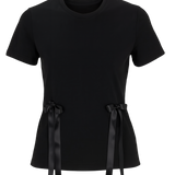 Blossom Bow T-Shirt Black