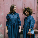 Sadie Chambray Maxi Dress