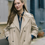 Short Belted Trench Coat