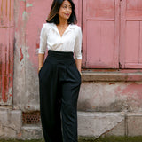 Monochrome Black and White Jumpsuit